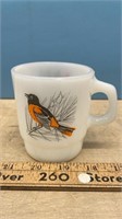 Fire King Bird Mug