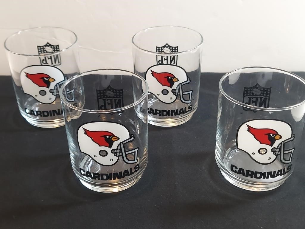 4pc 1980s Saint Louis Cardinals Nfl Football