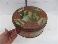 Old tin, 10" diameter
