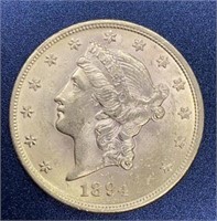 1894 Liberty Head $20 Gold Coin