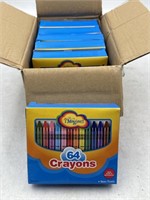 NEW Lot of 6-64ct Imagine Crayons W Built in