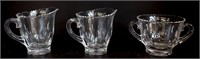 Set of 3 Crystal Cups