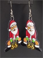 Santa BALLS earrings