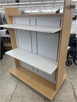 Double Sided Display Shelf