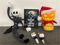 5 Nightmare Before Christmas Plush, Coloring Book