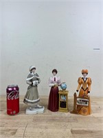 Three Avon Figurines
