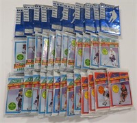 35 Sealed Hockey Packs Of Cards Upperdeck & Score