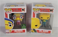 Funko Pop! Simpsons Milhouse & Mr. Burns