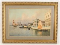 Alberto Prosdocimi (1852-1925) Grand Canal, Venice