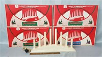 Lot of 4 Vintage Christmas 8 Light Candoliers