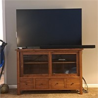 Samsung 55in TV, TV Stand