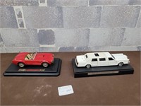 2 Model cars with platforms
