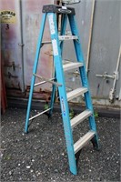 Werner 6' Fiberglass Aluminum Ladder