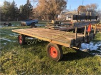 Hay Rack Wagon With Wood Gate ( IT MIGHT BE 7 X 14