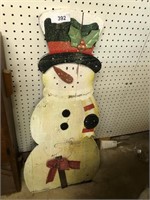 Wooden Snowman Decor