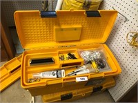 24" Plastic Tool Chest w/ Electrical Supplies