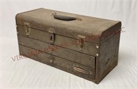 Vintage Craftsman 2-Drawer Metal 20" Tool Box