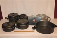 Cookware: (5) Miracle Maid Pans w/ Lids & Miracle