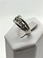 Sterling Silver Open Filigree Style Ring