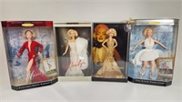 4 Marilyn Monroe Barbies New in Boxes