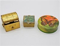 3 Trinket Boxes with Goodies Inside