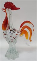 16" Murano Art Glass Rooster