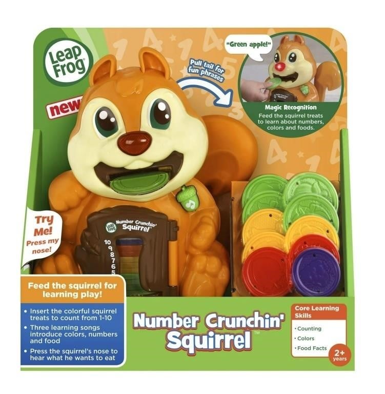 NEW Leapfrog Number Crunching Squirrel
