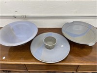 4 pieces of graham wales pottery