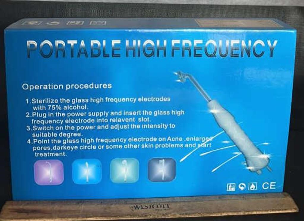 PORTABLE HIGH FREQUENCY-MISSING (1)GLASS ELECTRODE