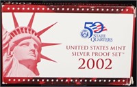 2002 US SILVER PROOF SET