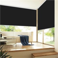 100% Blackout Cordless Shades  71 W x 75 H