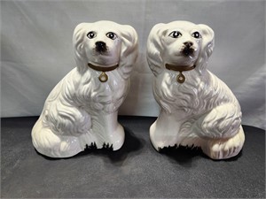 Vintage STAFFORDSHIRE Terrier Dog Figurine MCM
