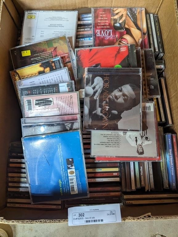 box of cds