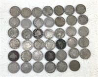 41 assorted V Nickels
