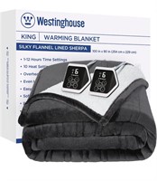 $140 Westinghouse Heated Blanket Soft