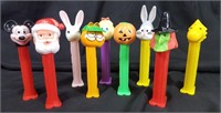 Lot of collectible pez dispensers