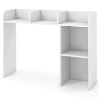 E4026  Costway Desk Bookshelf White