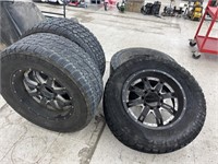 4 BMF Wheels w/ 325/60/20 Tires