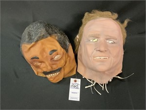 2 Halloween Masks - Jesse Jackson & Walter Mondale