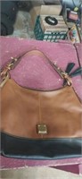 Dooney& Bourke brown/black purse