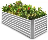 $100  842 ft Galvanized Raised Garden Bed Kit