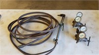 Set of "Airco" Torch Gauges & Cutting Head