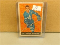 1961 Parkhurst George Armstrong #17 Card