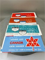 4 Commemorative Canadian stamp set