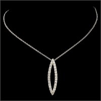 0.43ctw Diamond Pendant in 14K Gold