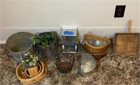 Home decor, baskets