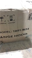 Range Hood Model 10B1-W24 M