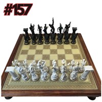 The Franklin Mint Chess Set: Chess Set of the Gods