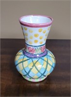 Ceramic vase.  6"