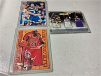 Lot of cards, Kobe, Jordan, and Weber